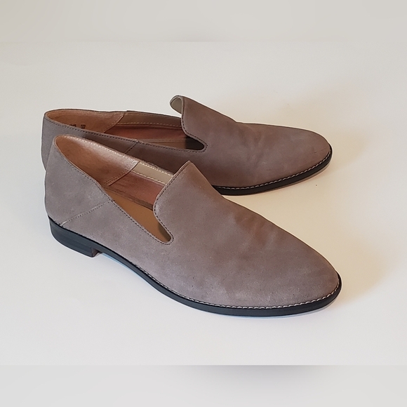 Franco Sarto Shoes - Franco Sarto Leather Suede Haylee Loafers Size 8 Light Brown Light Mocha